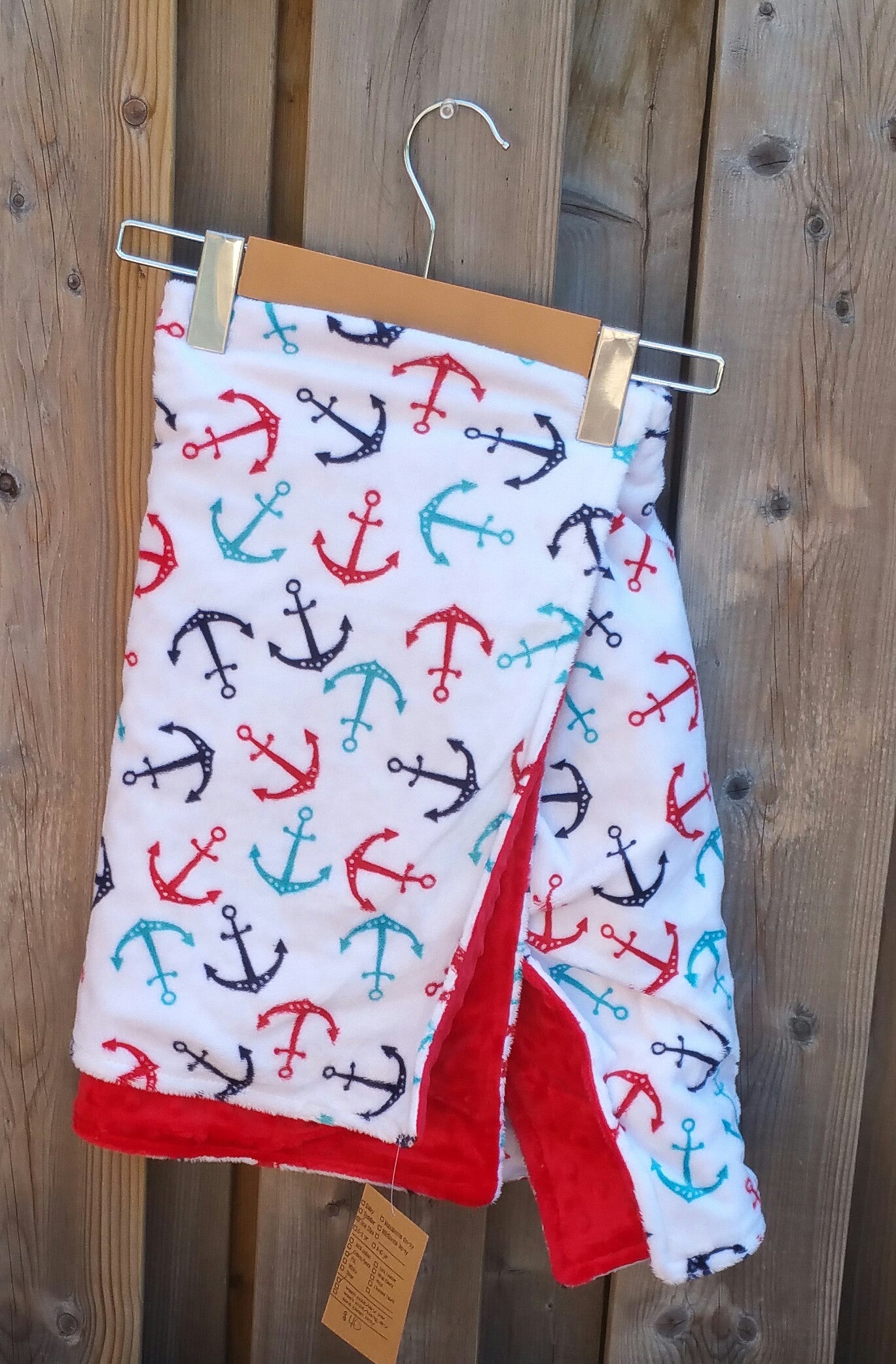 Double Minky Crib Blanket