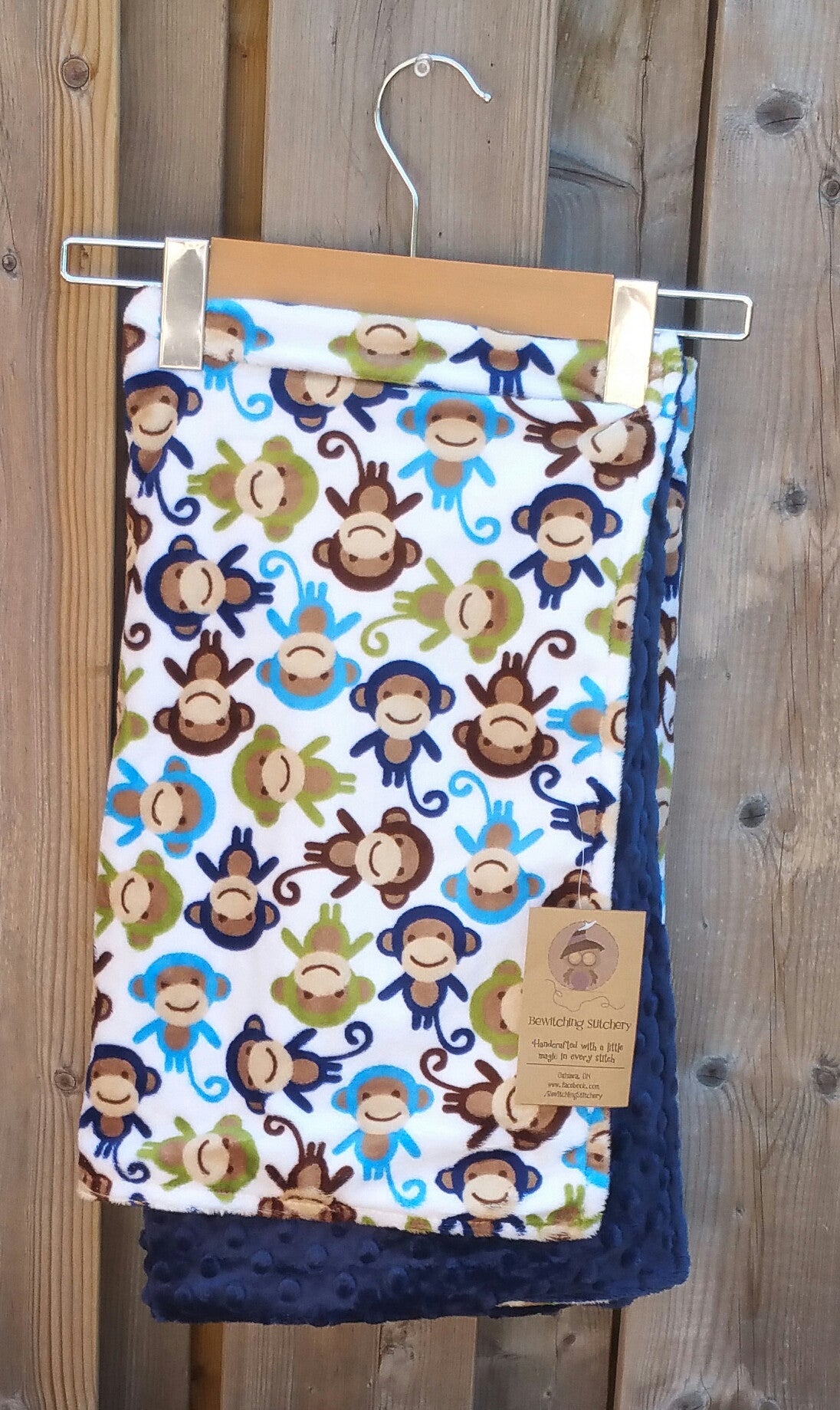 Double Minky Crib Blanket