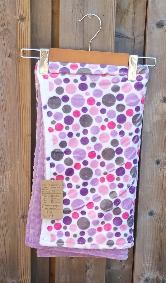 Double Minky Crib Blanket
