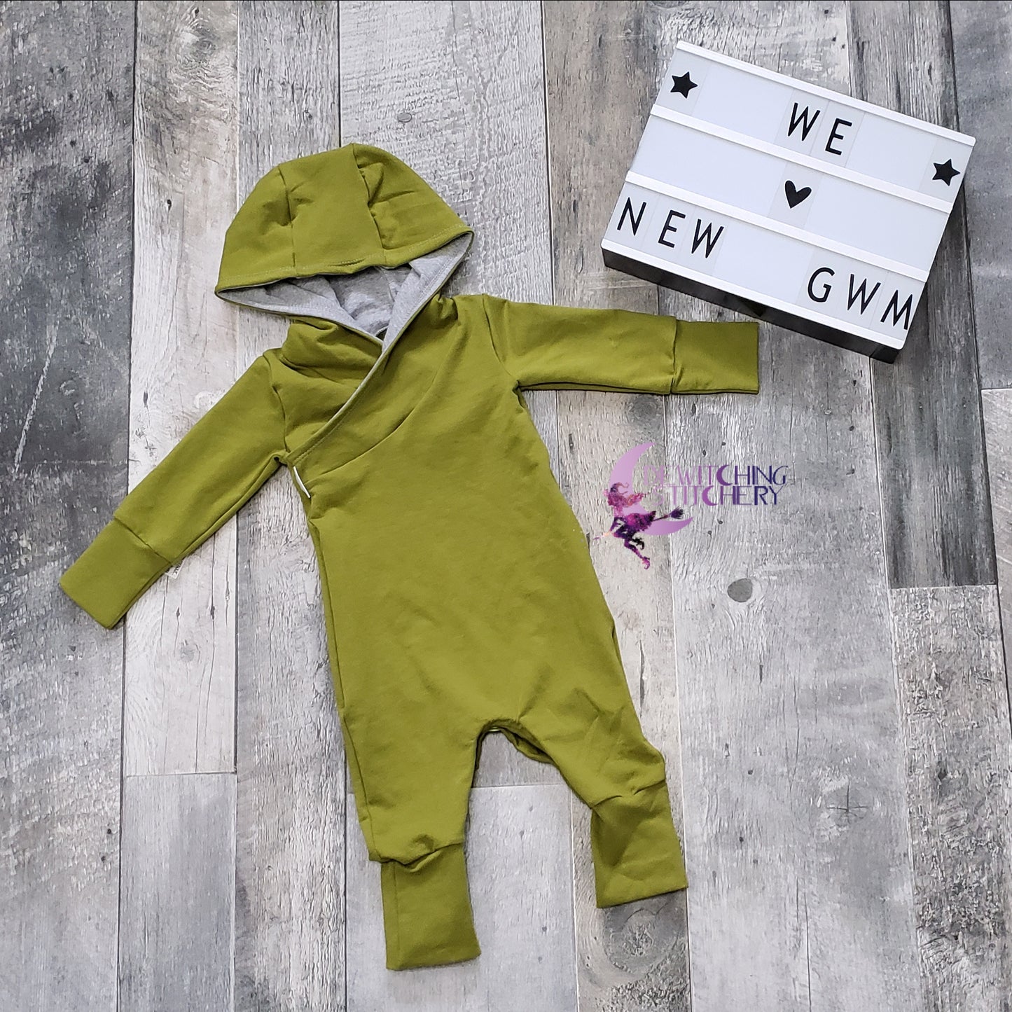 Grow On Hooded Romper