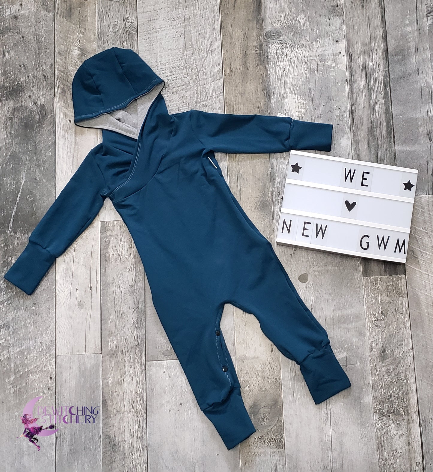 Grow On Hooded Romper