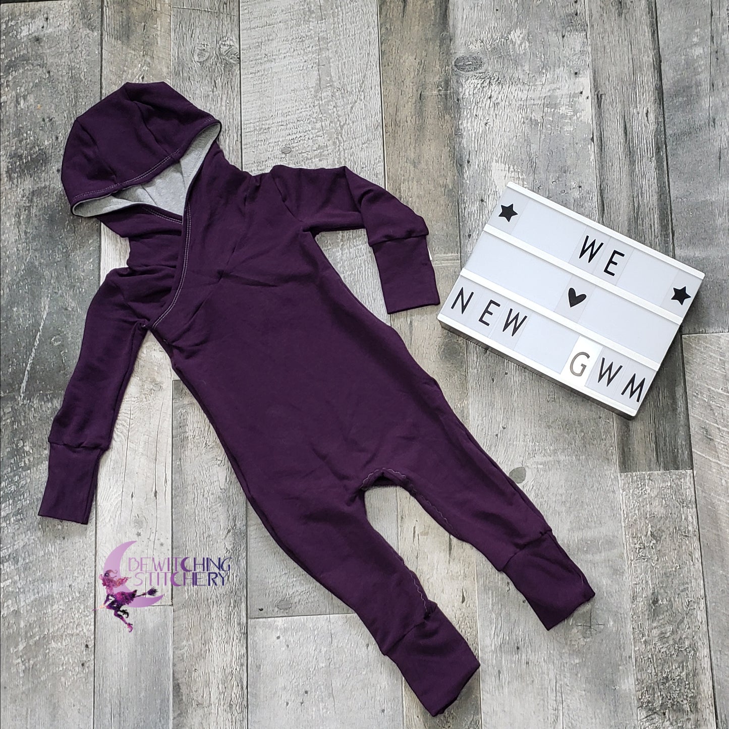 Grow On Hooded Romper
