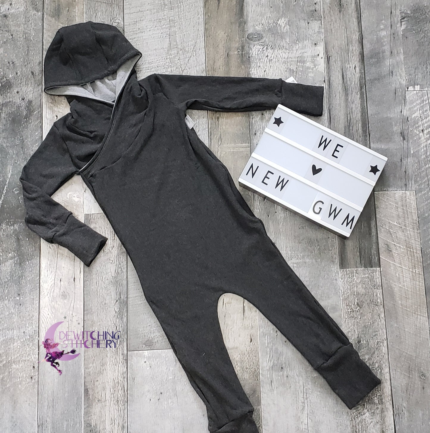 Grow On Hooded Romper