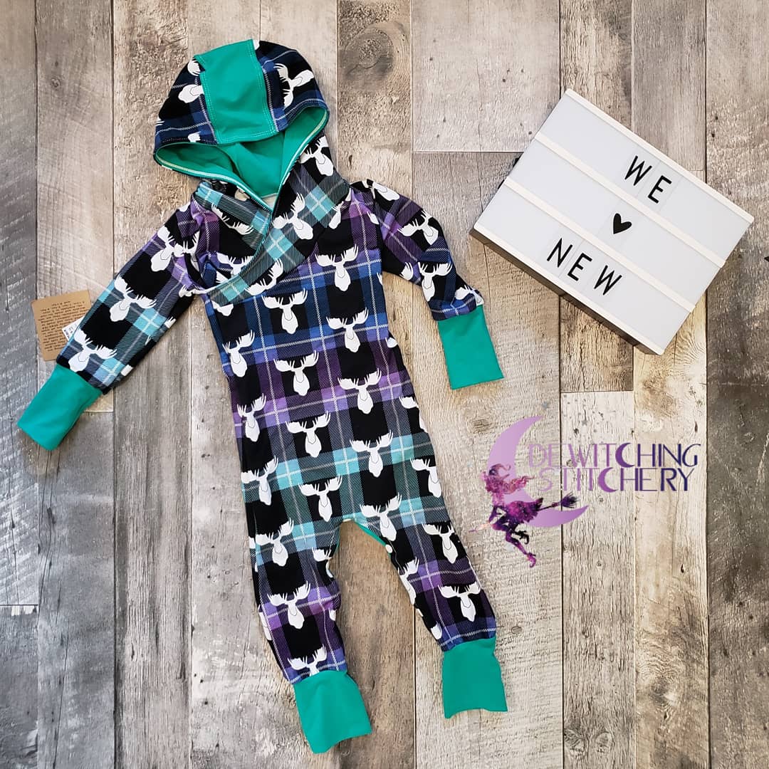 Grow On Hooded Romper