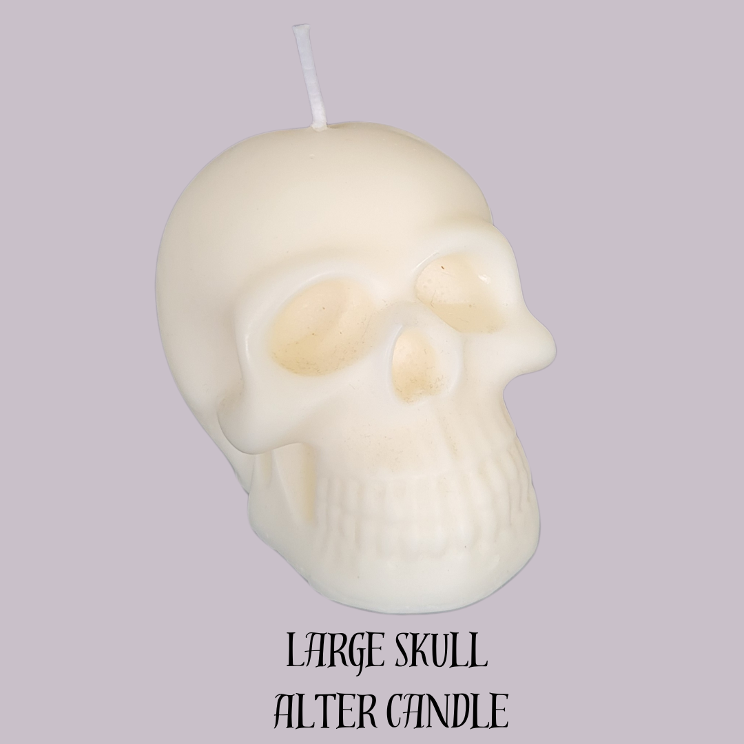Large Skull Alter Candles