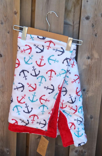 Double Minky Crib Blanket
