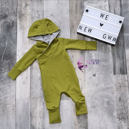 Grow On Hooded Romper